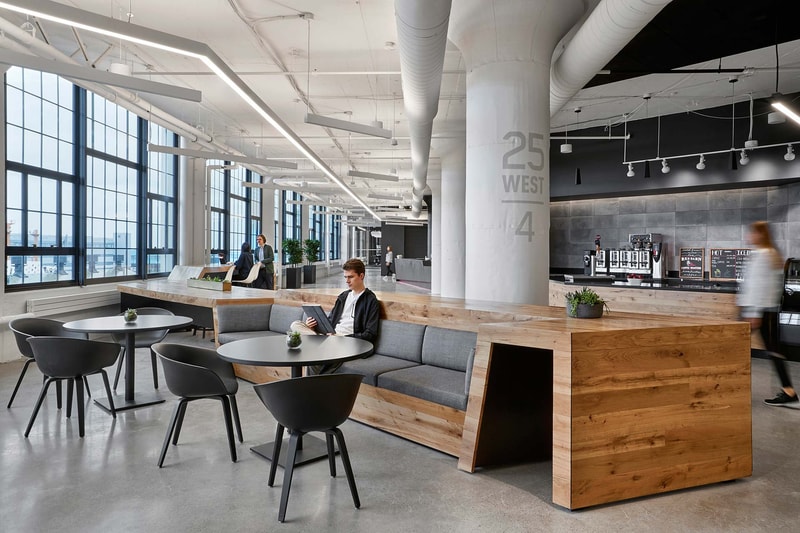 Reebok Headquarters office Boston Seaport District workplace fitness store