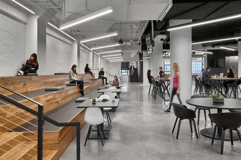 Reebok Headquarters office Boston Seaport District workplace fitness store