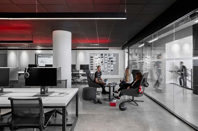 Reebok Headquarters office Boston Seaport District workplace fitness store