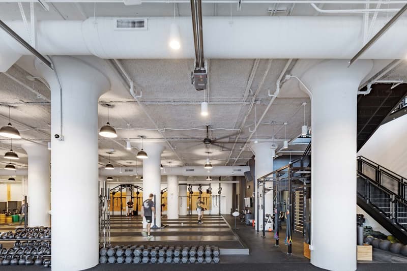 Reebok Headquarters office Boston Seaport District workplace fitness store