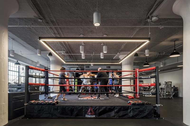 Reebok Headquarters office Boston Seaport District workplace fitness store