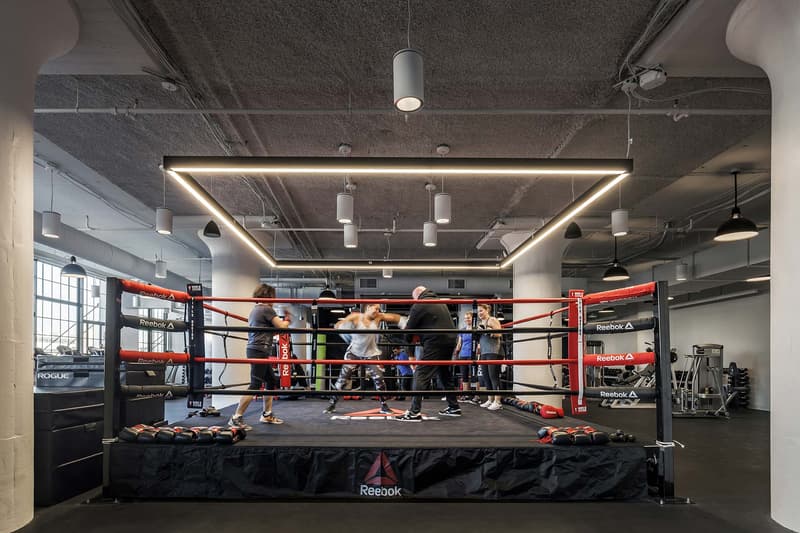 Reebok Headquarters office Boston Seaport District workplace fitness store