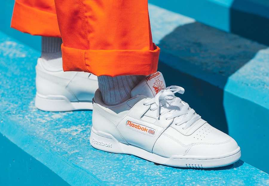 Reebok Workout Plus MU White Bright Lava Orange release info sneakers footwear