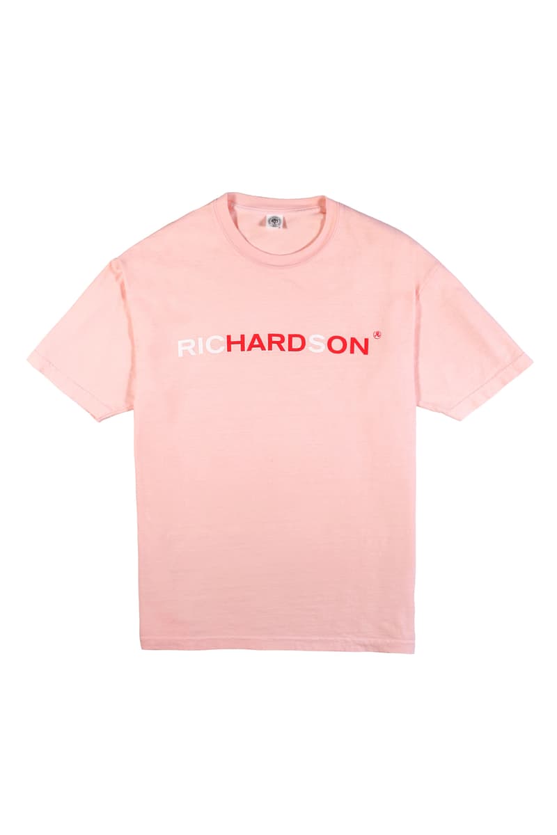 Richardson T-Shirt Collection logo release info pink grey black crewneck long-sleeve