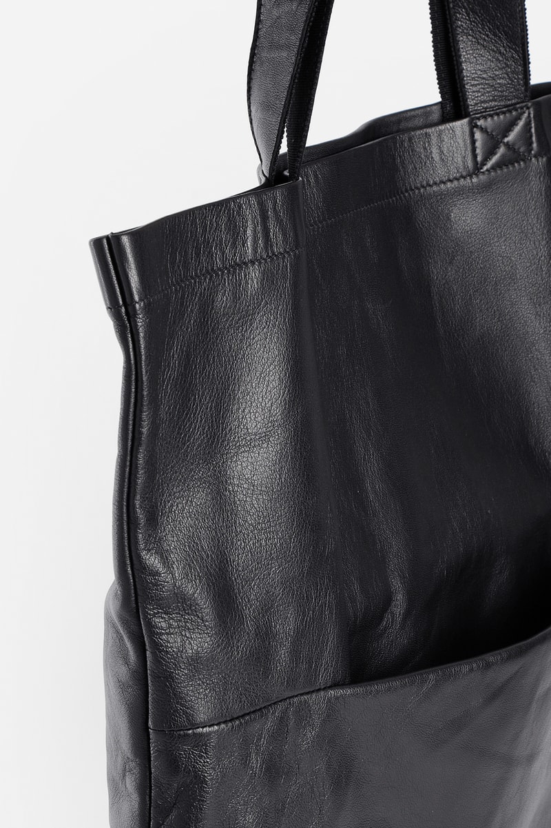 Rick Owens Fall Winter 2018 Leather Tote Bag black accessories