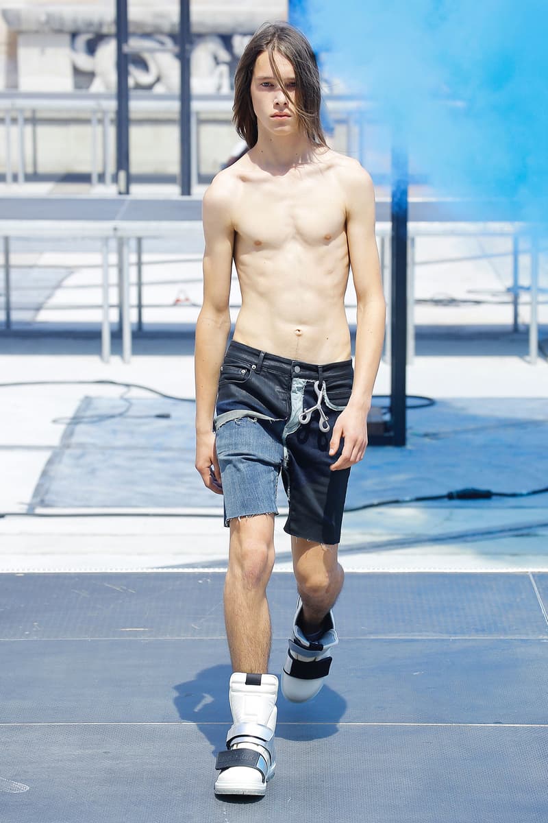 Rick Owens spring summer 2019 runway collection paris fashion week birkenstock collaboration tent sneaker mens