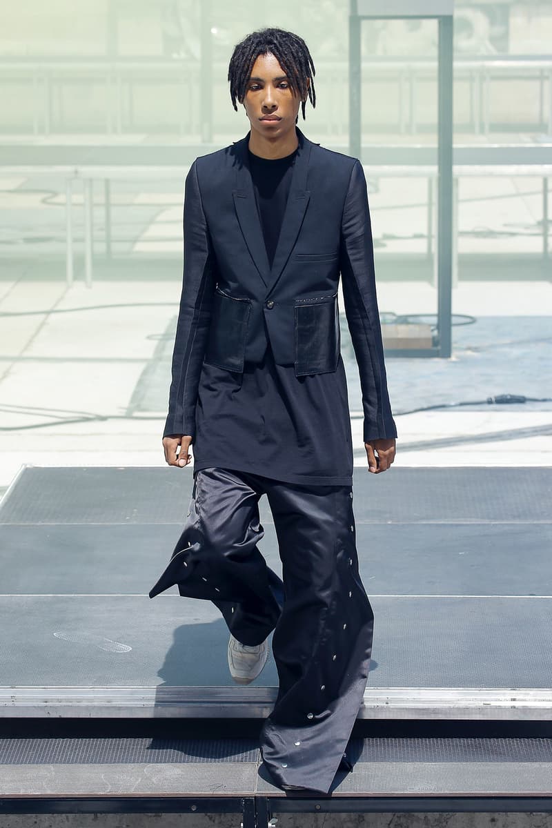 Rick Owens spring summer 2019 runway collection paris fashion week birkenstock collaboration tent sneaker mens