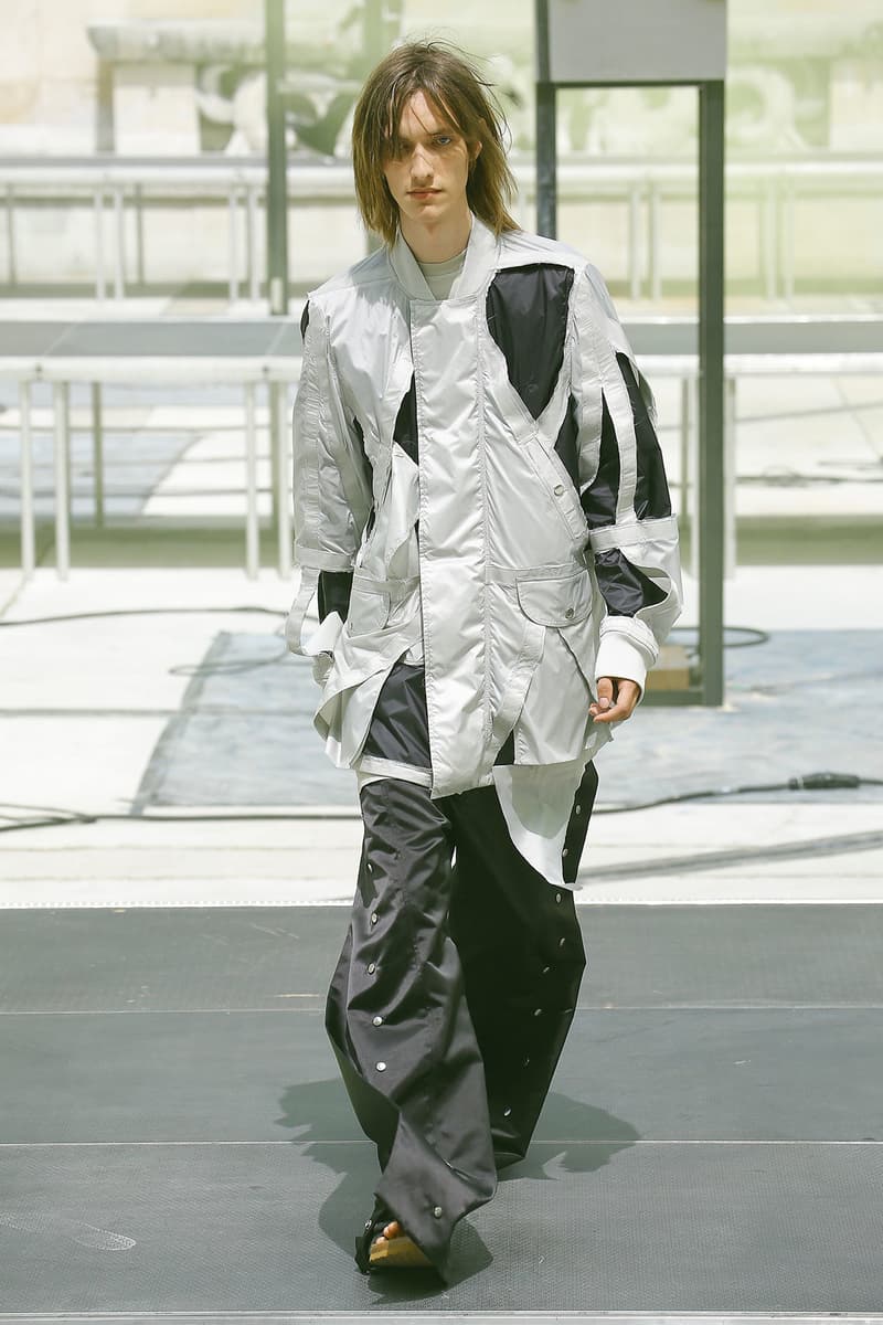 Rick Owens spring summer 2019 runway collection paris fashion week birkenstock collaboration tent sneaker mens