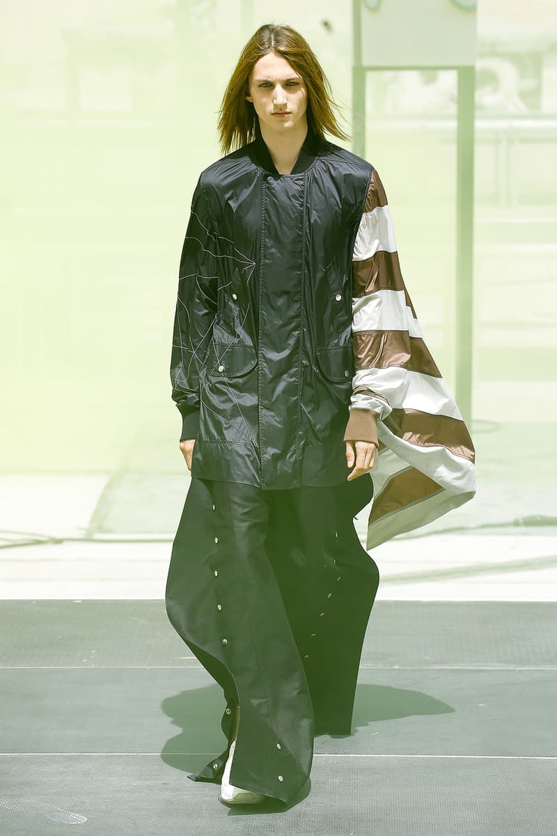 Rick Owens spring summer 2019 runway collection paris fashion week birkenstock collaboration tent sneaker mens