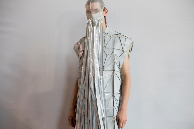 A Backstage Look at Rick Owens's Constructivist SS19 Show