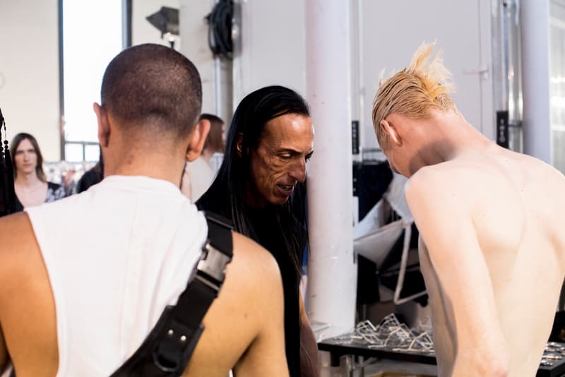 Rick Owens Spring/Summer 2019 Collection Paris Fashion Week Backstage