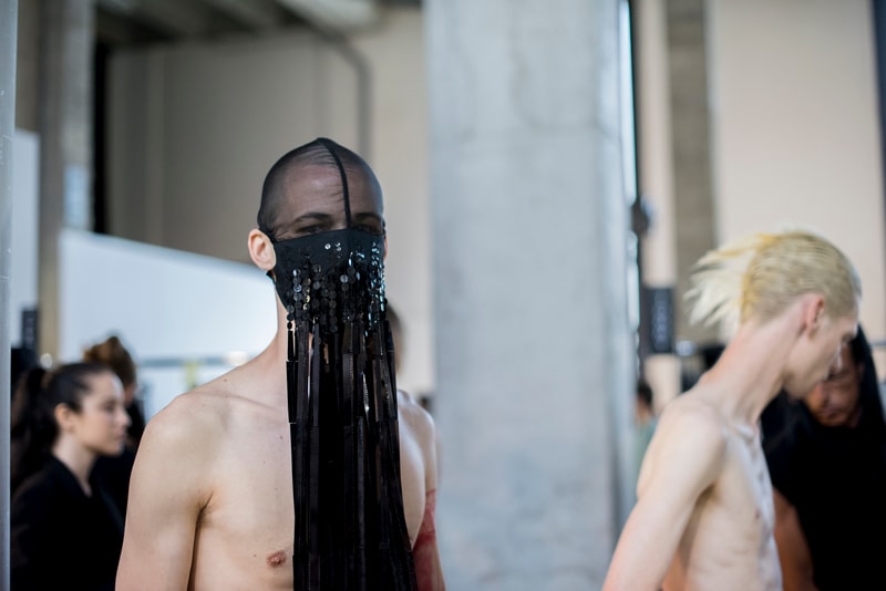 Rick Owens Spring/Summer 2019 Collection Paris Fashion Week Backstage