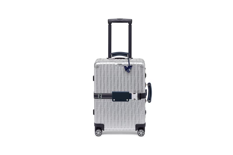 Fendi RIMOWA Suitcase Cabin Trolley First Look Release Information Details Red Silver Blue Tag Personalization