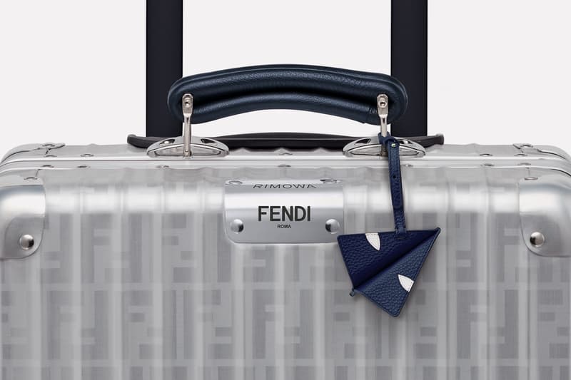 Fendi RIMOWA Suitcase Cabin Trolley First Look Release Information Details Red Silver Blue Tag Personalization