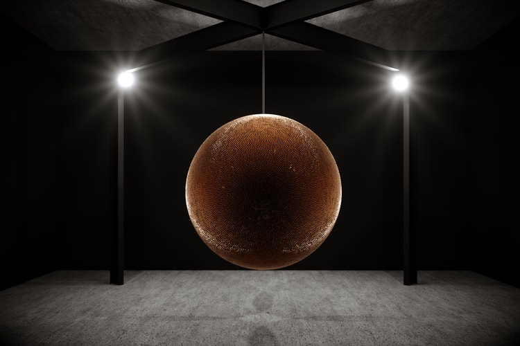 Robert Longo's 'Death Star' Sculpture Is Made of 40,000 Bullet Casings
