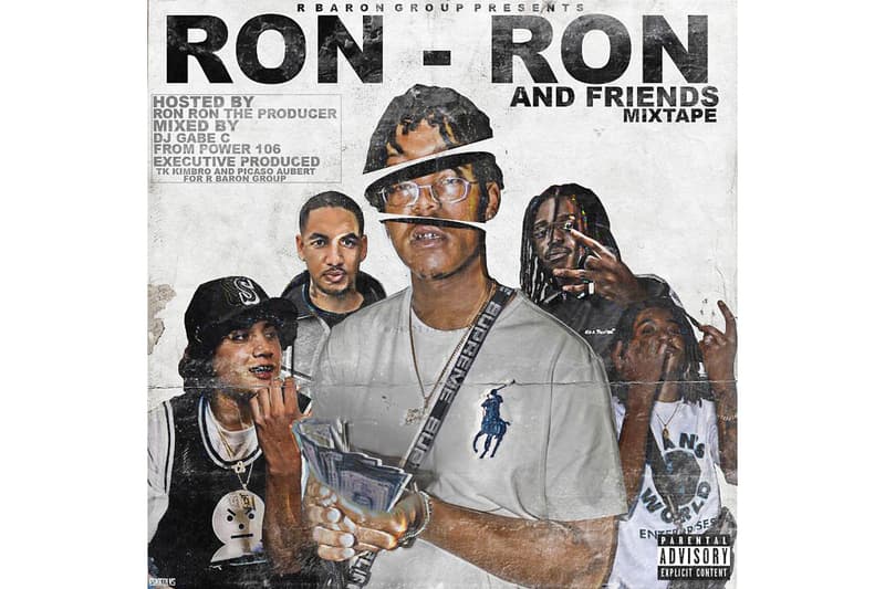 Ron ron the producer Friends Mixtape Stream shoreline mafia drakeo the ruler 03 greedo rucci allblack r baron tk kimbro picasso red bull