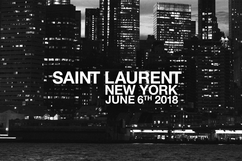 Saint laurent runway spring summer 2019 livestream june 6 2018 anthony vaccarello menswear collection womenswear
