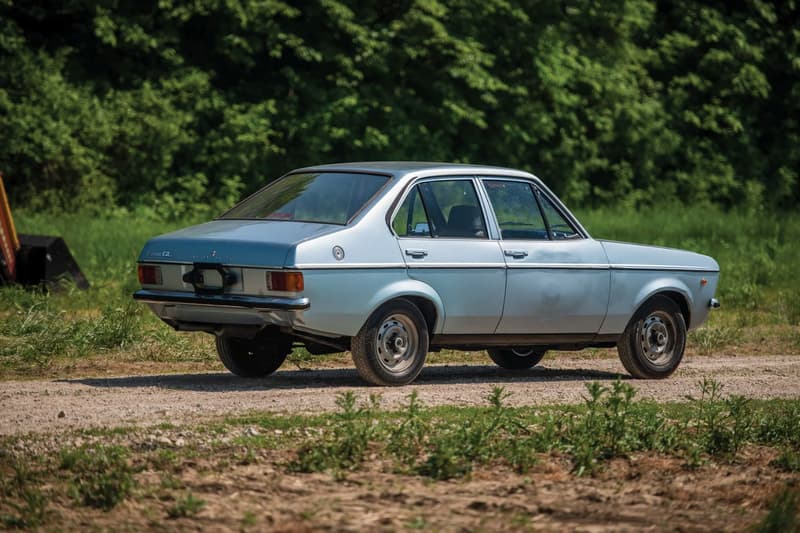 Pope John Paul II 1976 Ford Escort GL Auction rm sotheby's sedan light blue cars vehicles