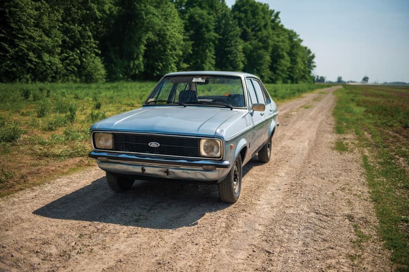 Pope John Paul II 1976 Ford Escort GL Auction rm sotheby's sedan light blue cars vehicles