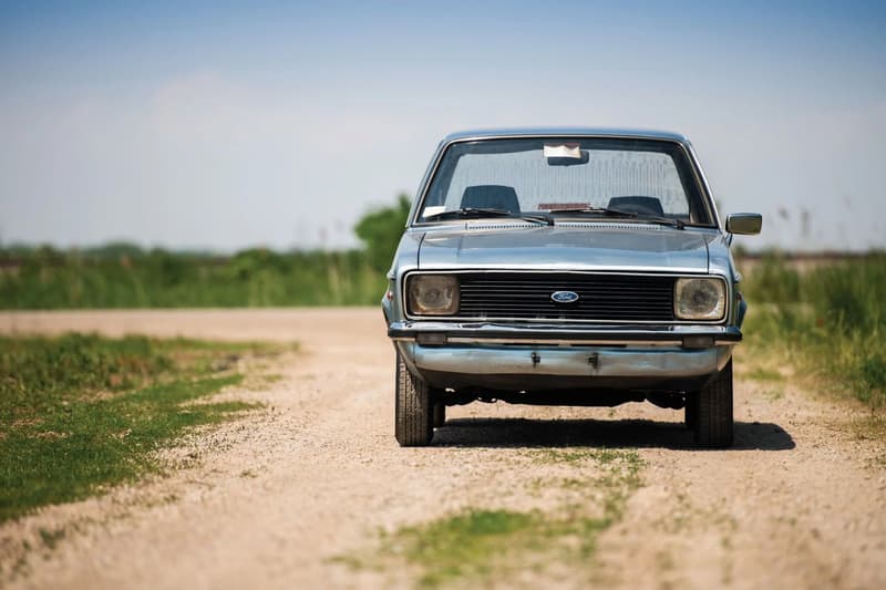 Pope John Paul II 1976 Ford Escort GL Auction rm sotheby's sedan light blue cars vehicles