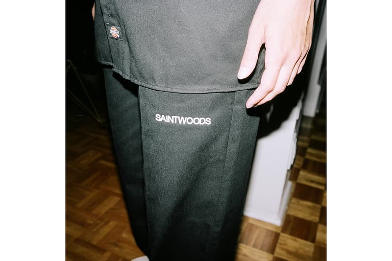 Saintwoods SW.006 collection Lookbook dickies accessories shirts hoodies tracksuits release info