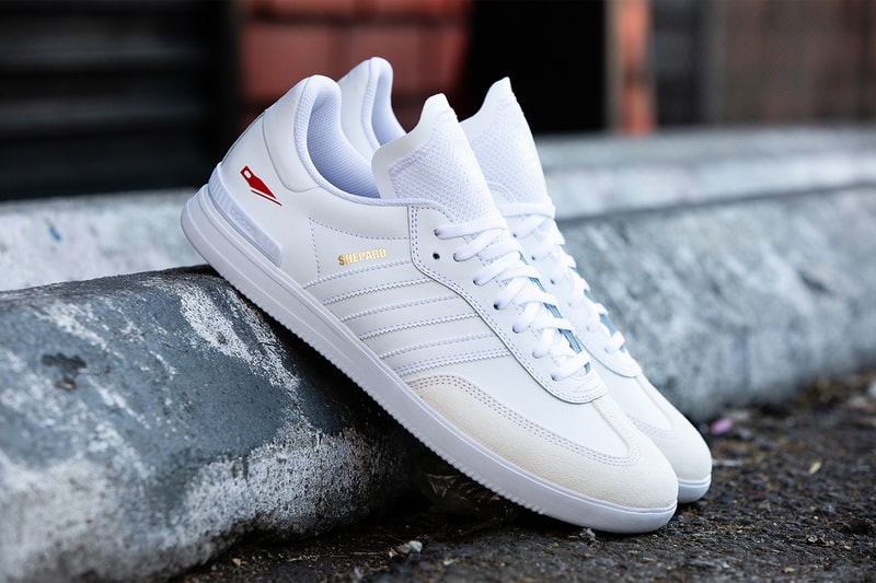 Shepard Fairey BEYOND THE STREETS adidas Skateboarding Samba ADV june 2018 release date info drop sneakers shoes footwear
