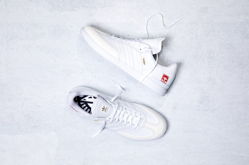 Shepard Fairey BEYOND THE STREETS adidas Skateboarding Samba ADV june 2018 release date info drop sneakers shoes footwear