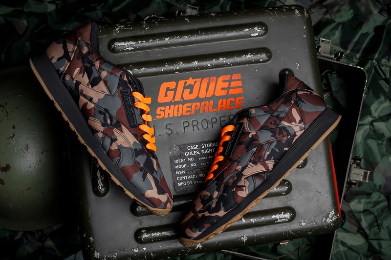Shoe Palace Reebok Hasbro Canvas Classic G.I. Joe camo release info 25th anniversary