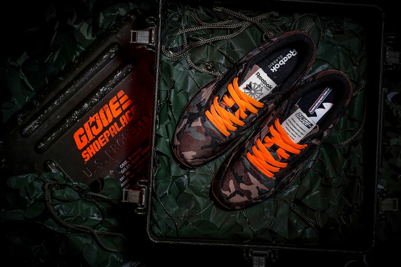 Shoe Palace Reebok Hasbro Canvas Classic G.I. Joe camo release info 25th anniversary