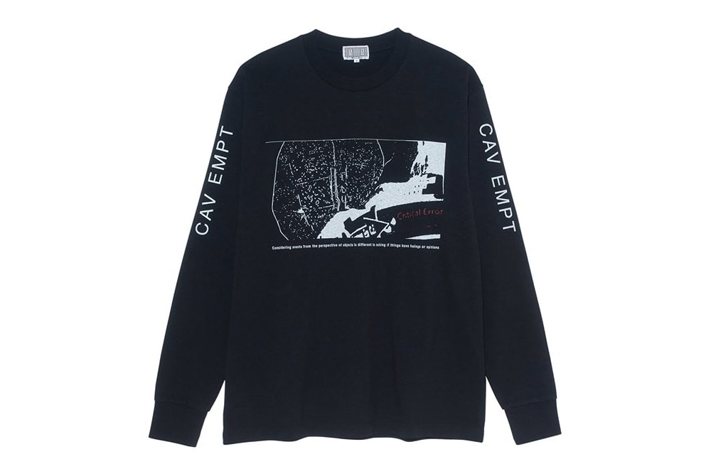 Slam Jam Cav Empt The Clothes Themselves Capsule Video Installation Spazio Maiocchi Sweater Long Sleeve T Shirt Short