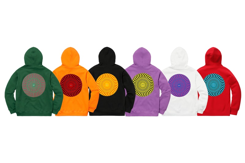 Supreme x Spitfire Spring 2018 Collection Skateboarding New York Sports Street Fashion Hoodies Tees Shorts Spring Summer