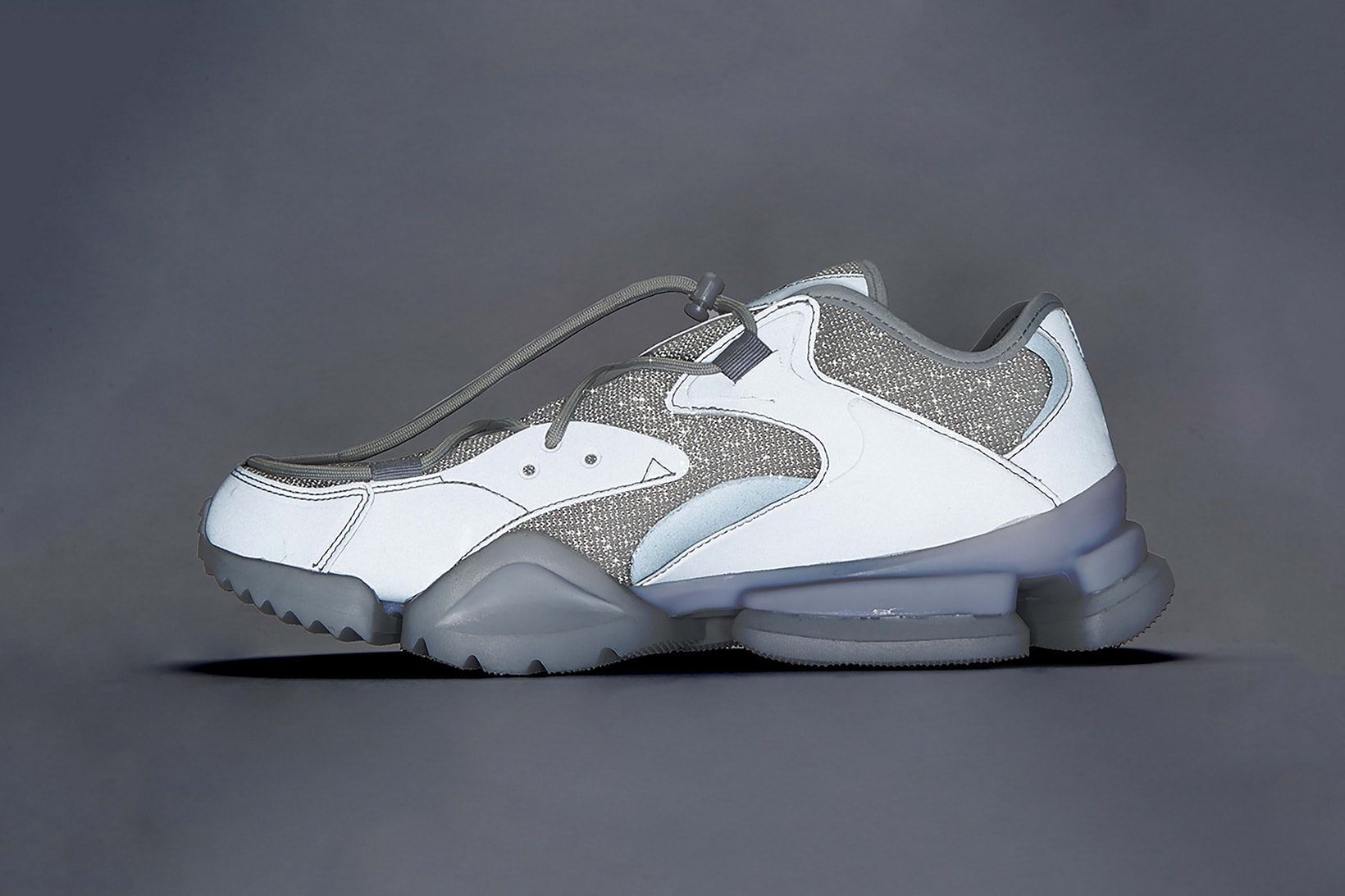 ssense reebok run.r 96 full moon release date 2018 june footwear grey gray silver 3m reflective