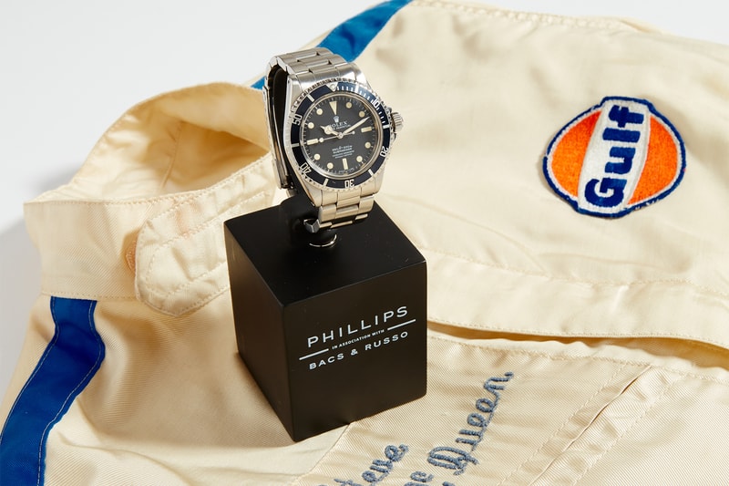 Steve McQueen 1964 Rolex Submariner 5513 Auction Phillips new york october 25 2018 timepiece watch loren janes stuntman gift The Boys Republic charity profits 300,000 600,000 estimate