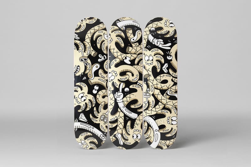 Steven Harrington Brings Psychedelic Pop Art to Limited Skateroom Decks