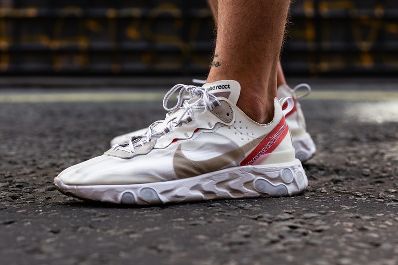 Sean Wotherspoon Nike Supreme London Street Style Streetsnaps Supreme x Thrasher Shorts Nike React Element 87 Air Max 1/97 Selfridges Farmers Market Guess