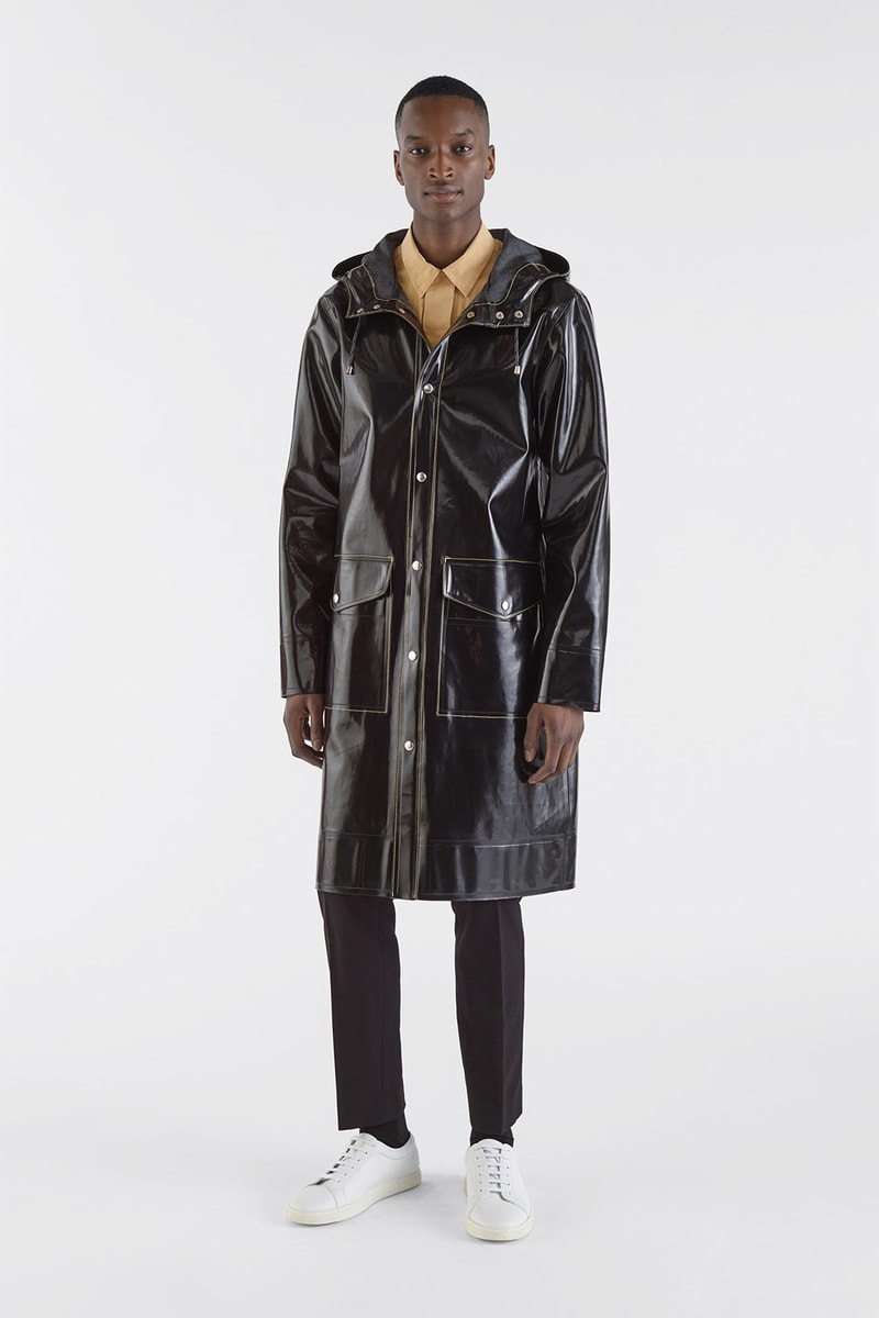 Stutterheim Marni Season 3 Collaboration 2018 release date info drop raincoat yellow stitch