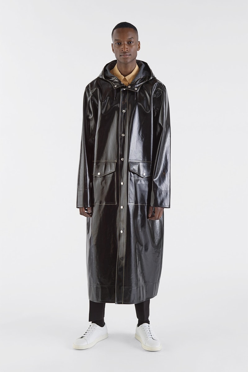 Stutterheim Marni Season 3 Collaboration 2018 release date info drop raincoat yellow stitch