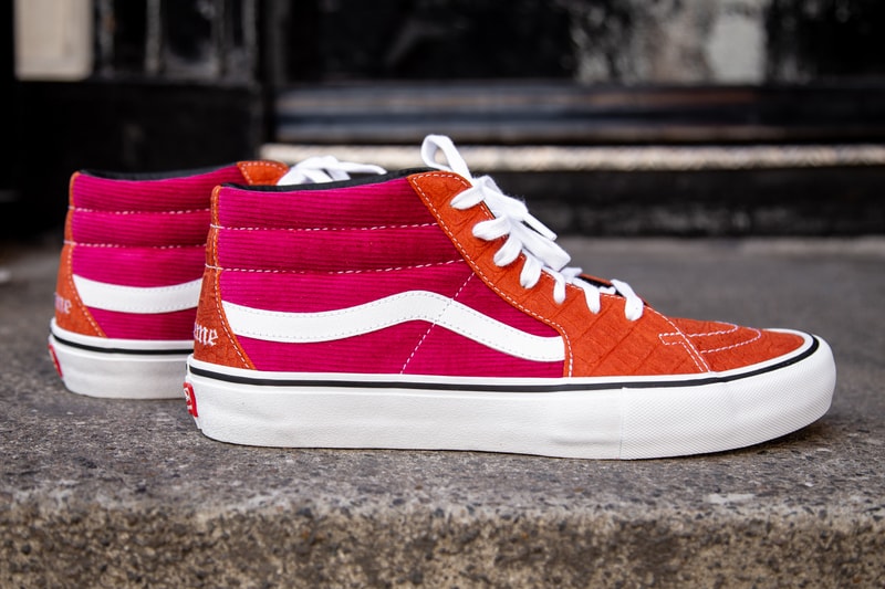 Supreme Vans Collab Collaboration Lampin Sk8-Mid Spring 2018 Collection Footwear Skateboarding New York Vans Old Skool Waffle Shoe Trainer Collaboration Collab