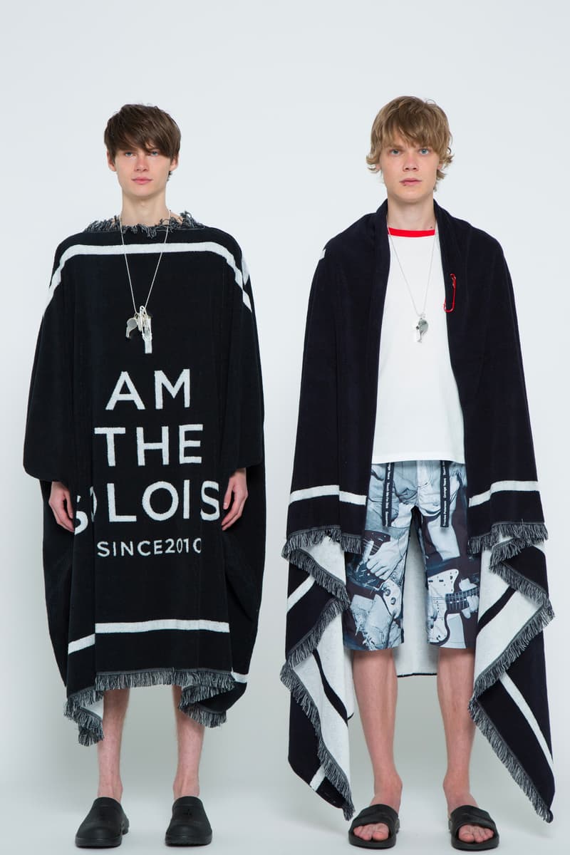 TAKAHIROMIYASHITA TheSoloist Spring summer 2019 Collection Paris Fashion Week summer slip on sneaker collaboration artwork photographs grunge Charles Peterson scarf cap hat jacket scarf grunge touch me im sick