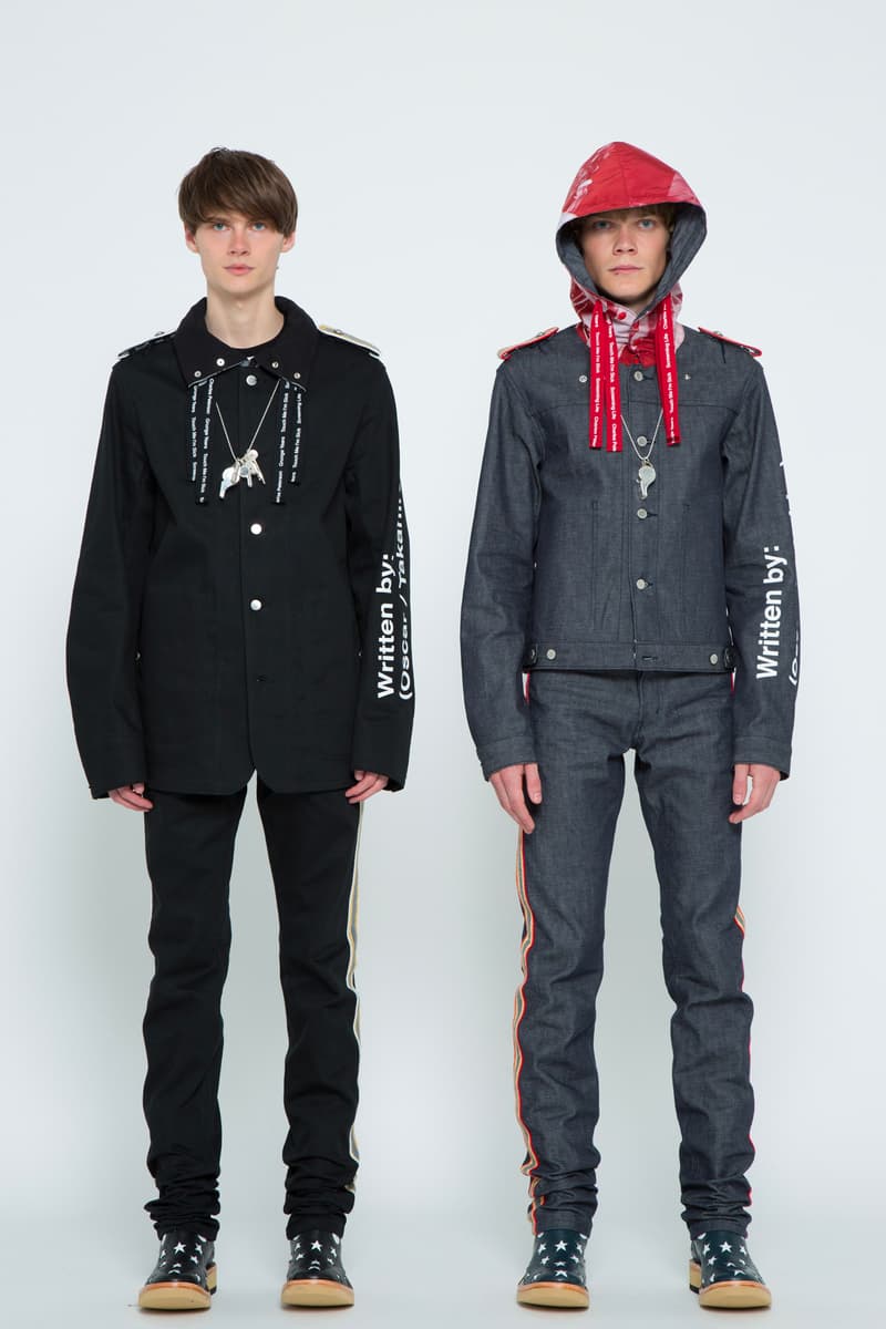 TAKAHIROMIYASHITA TheSoloist Spring summer 2019 Collection Paris Fashion Week summer slip on sneaker collaboration artwork photographs grunge Charles Peterson scarf cap hat jacket scarf grunge touch me im sick