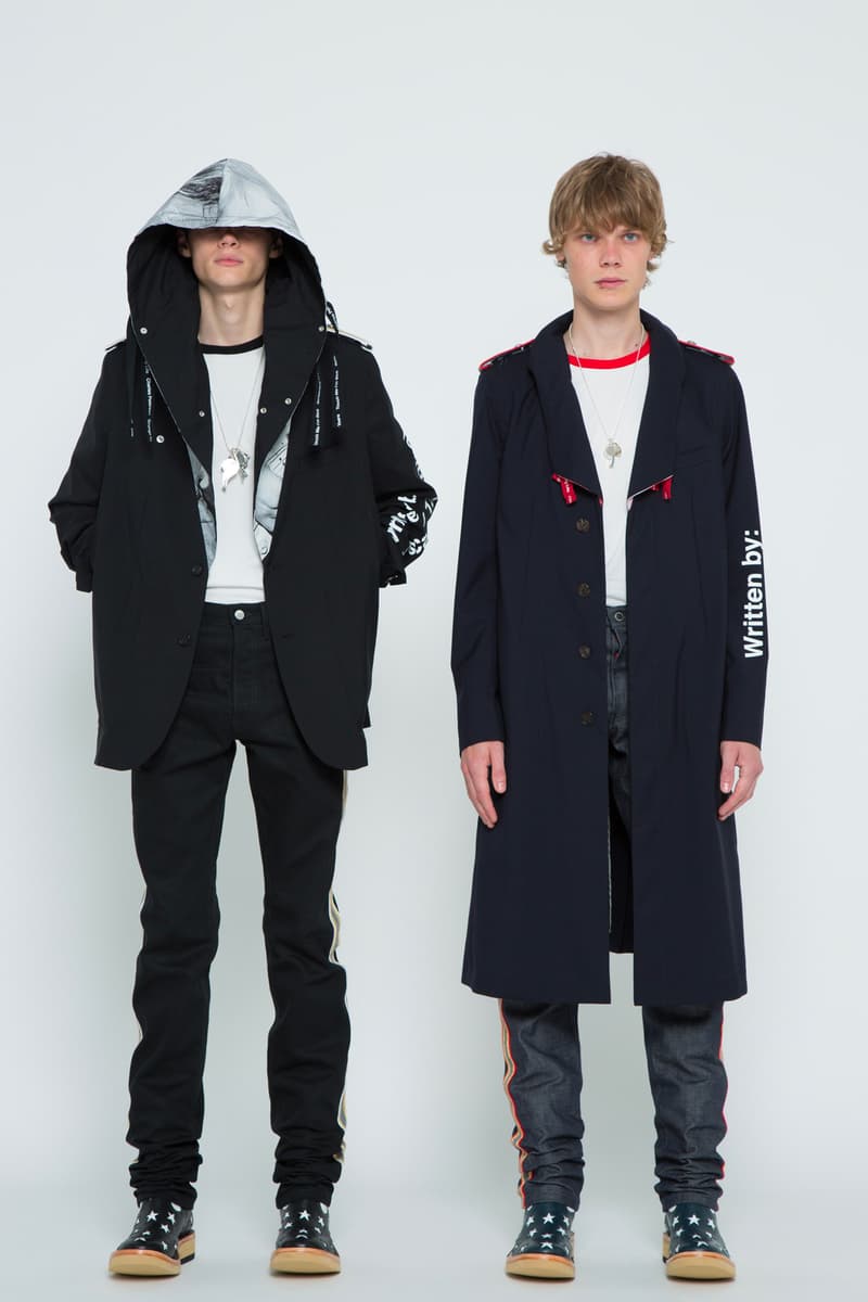 TAKAHIROMIYASHITA TheSoloist Spring summer 2019 Collection Paris Fashion Week summer slip on sneaker collaboration artwork photographs grunge Charles Peterson scarf cap hat jacket scarf grunge touch me im sick