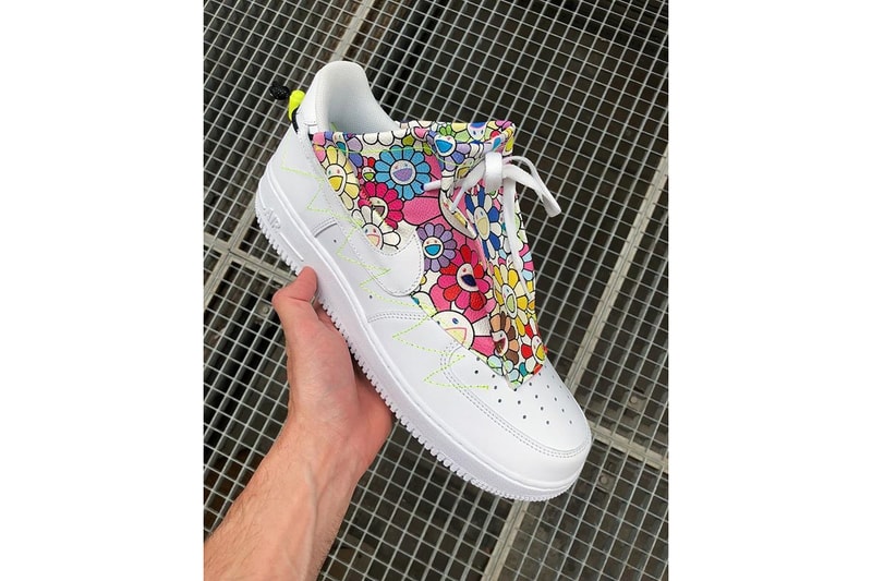 takashi murakami studio hagel nike air force 1 custom paris fashion week mens footwear virgil abloh off white