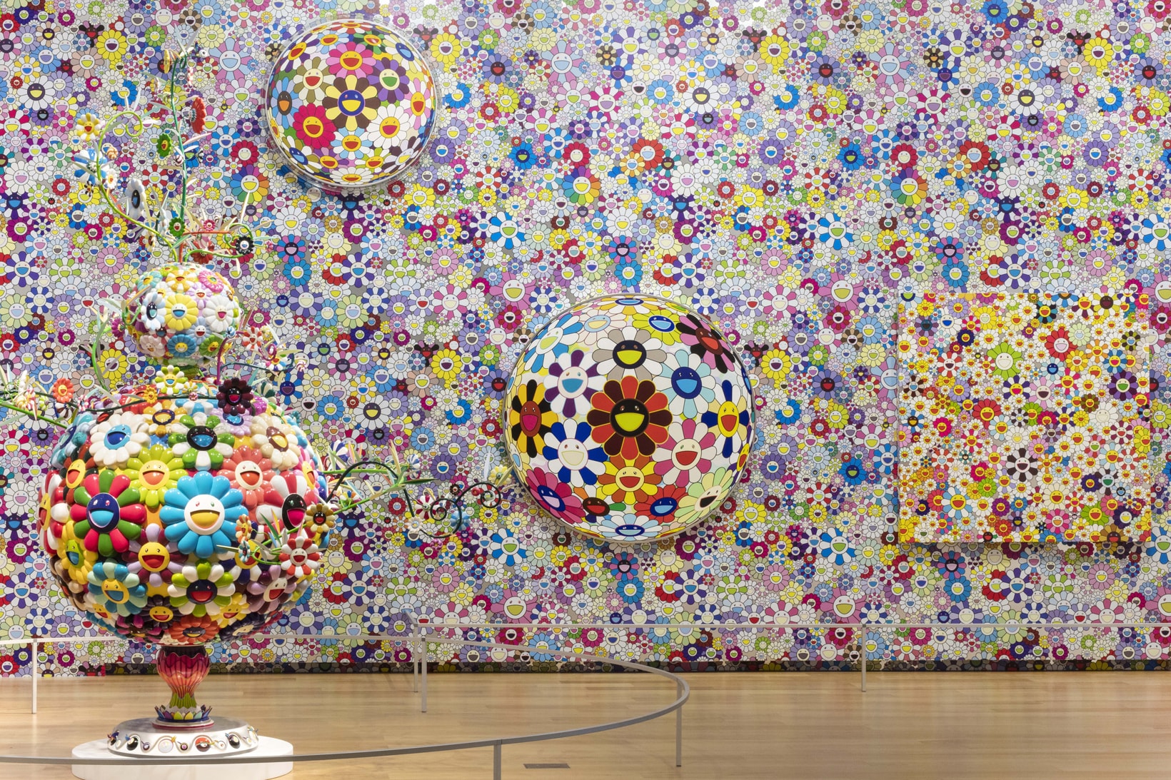 takashi murakami the octopus eats its own leg the modern museum of art fort worth texas exhibition paintings sculptures installations