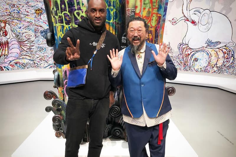 Takashi Murakami virgil abloh show TECHNICOLOR 2 collaboration gagosian paris gallery june 22 2018 second exhibit art