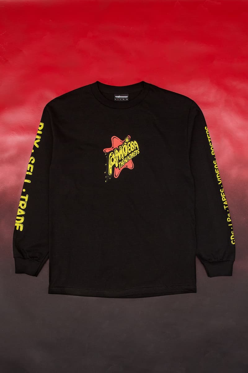 The Hundreds x Amoeba Music Collaboration release date info drop