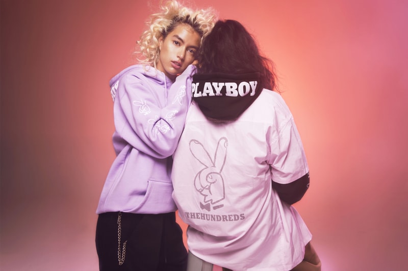 The Hundreds playboy Collection streetwear release date hoodie t shirt