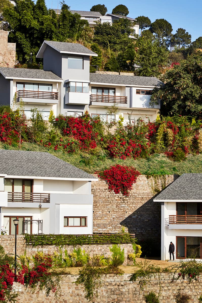 The Woodside Morphogenesis Architects India Modern Interior Exterior Swimming Pool Woodland Mountains Trees Skyline Kasauli