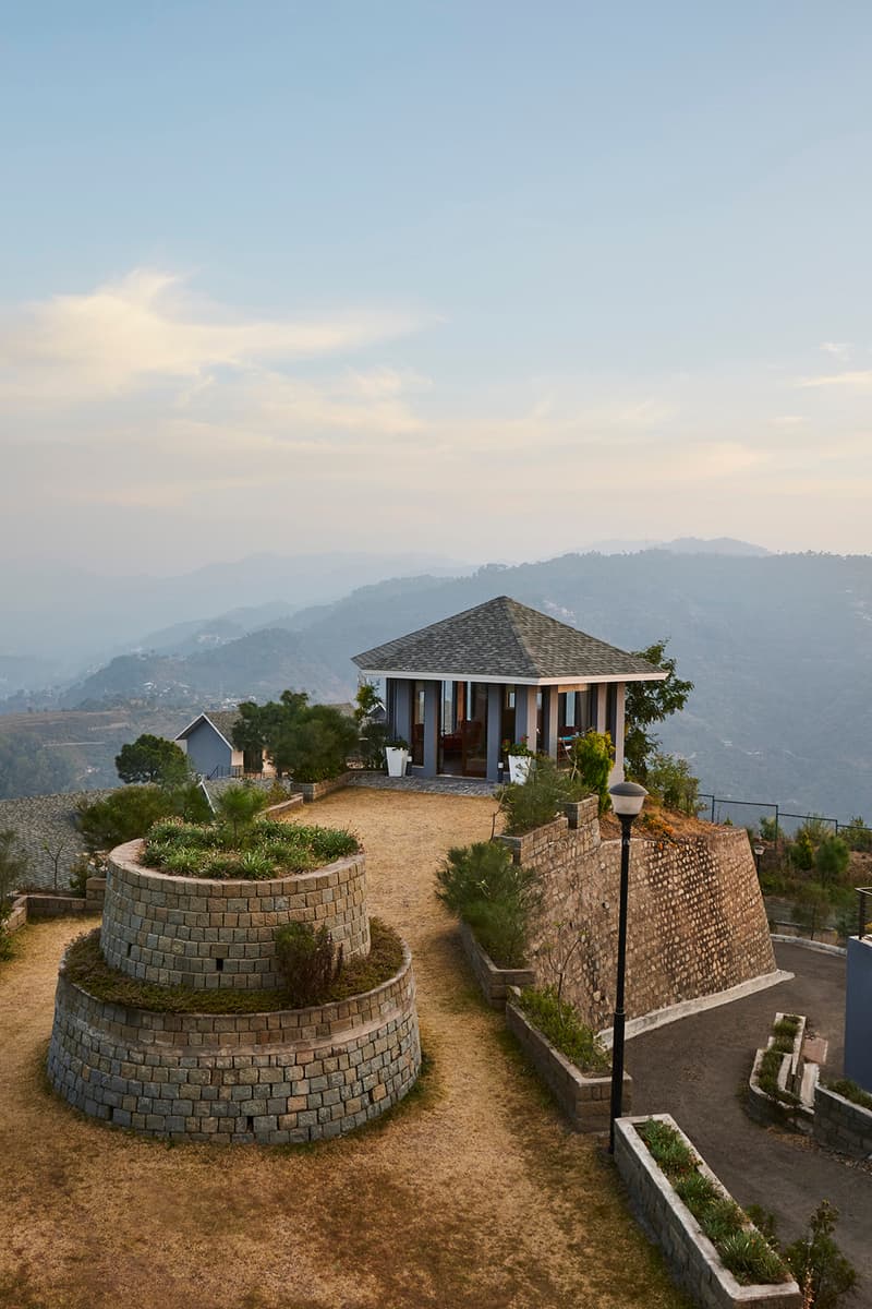 The Woodside Morphogenesis Architects India Modern Interior Exterior Swimming Pool Woodland Mountains Trees Skyline Kasauli