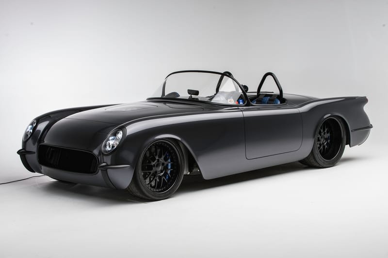 Timeless Kustoms Takes a 1954 Chevrolet Corvette Over to the Dark Side