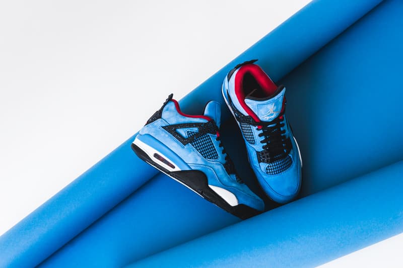 Travis Scott Air Jordan 4 cactus jack 2018 june footwear jordan brand michael jordan houston oilers la flame university blue black